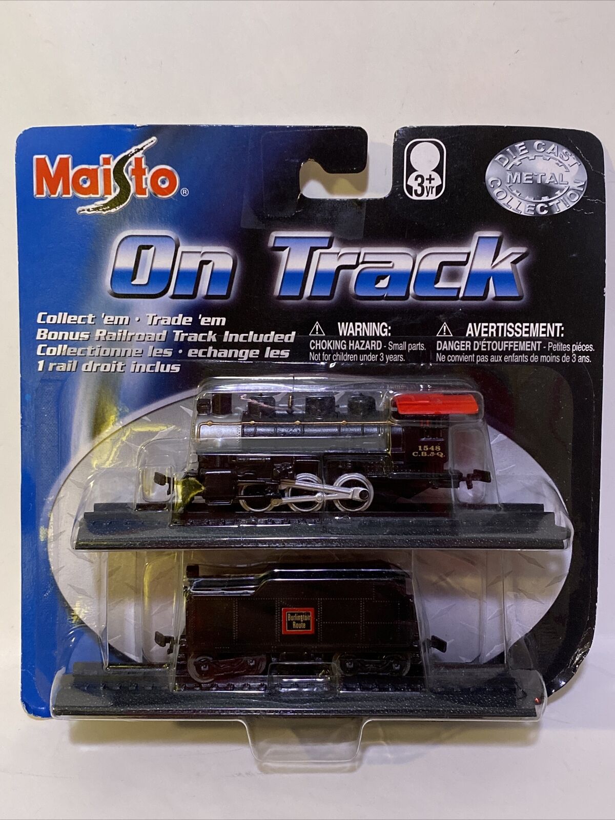 Maisto - On Track - C.b.&q Engine & Tender 2001  New Train ￼