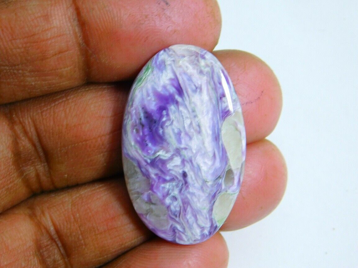 Attractive Natural Charoite Gemstone Cabochon Loose For Jewelry 31 Cts. Me-1279