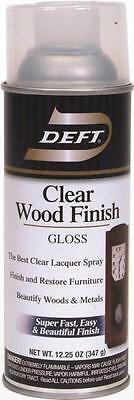 New Deft 010-13 12 Oz Spray Gloss Lacquer Clear Wood Finish Sealer 2409589
