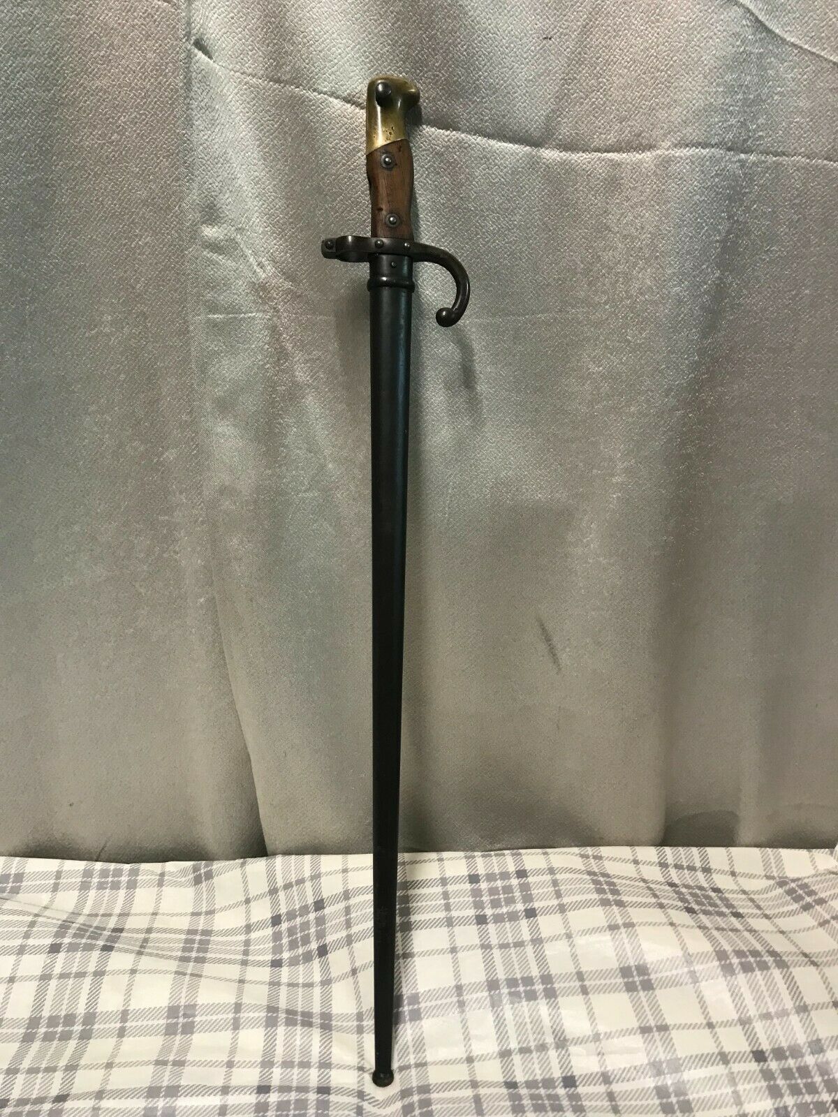 Antique French Bayonet With Scabbard / Mre D' Armes De St. Etienne 1883 Sword
