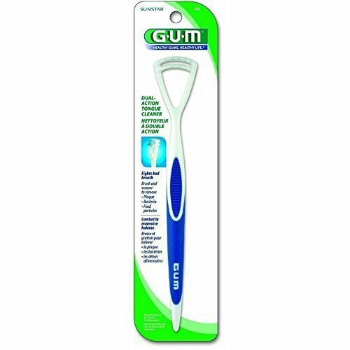 Gum Dual-action Tongue Cleaner - Colors May Vary 1 Each