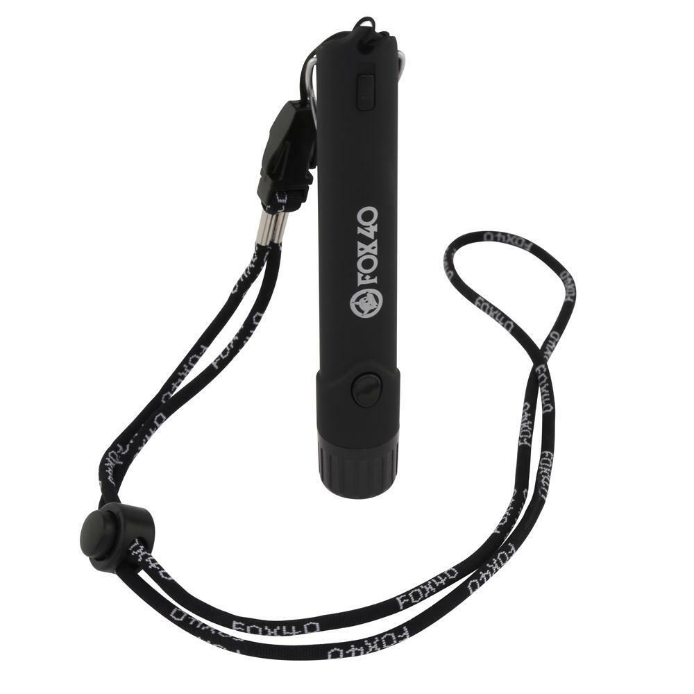 Fox 40 Mini Electronic Whistle Coach Safety Free Lanyard & Battery | Authentic