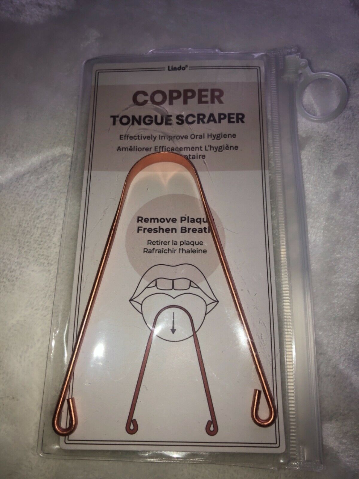 Copper Oral Hygiene Tongue Scraper New