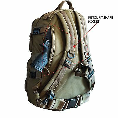 Krevis Ccw Tactical Day Backpack (coyote Tan)