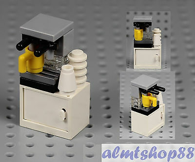Lego - Espresso Machine Coffee Maker Cup - Food Drink Kitchen Appliance Minifig