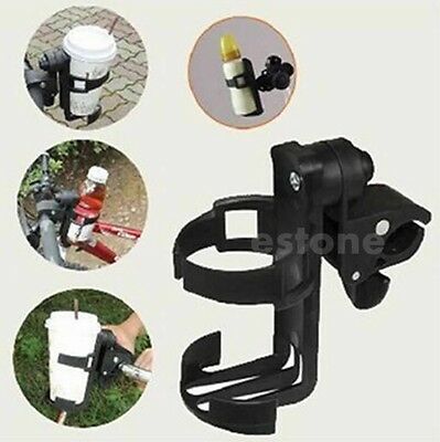 Universal Black Baby Stroller Parent Console Organizer Cup Holder Buggy Jogger