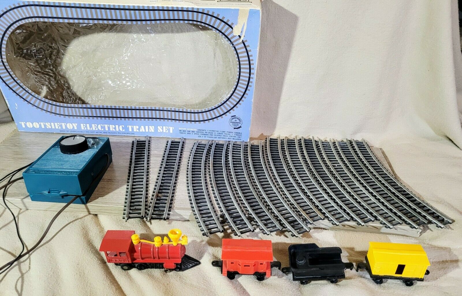 Tootsietoy #5800 Electric Train Set Complete Untested