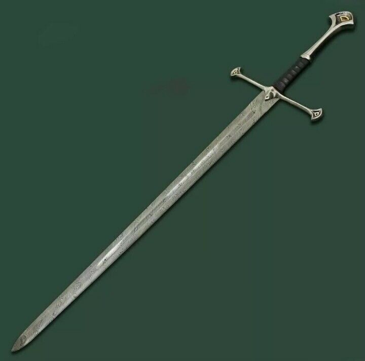 Gk Made Lotr Anduril Narsil Aragon's Medieval Knight Warrior's Viking Swd