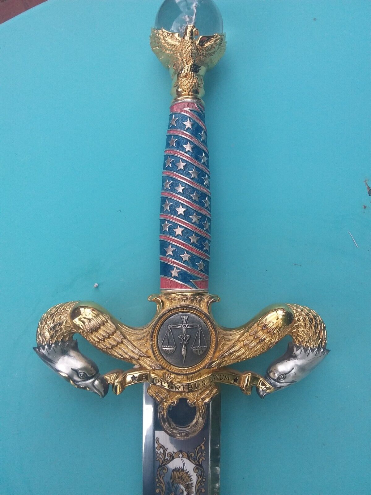 American Liberty Sword By Famous Maker Marto Toledo Spain