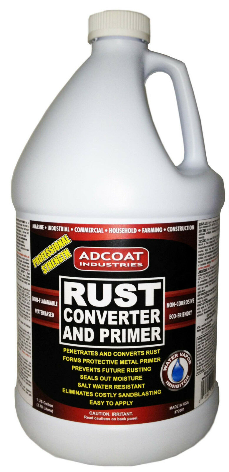 Rust Converter And Primer: Gallon -- One Step To Remove Rust And Prime Surface