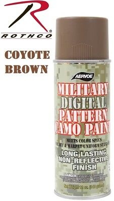 Coyote Brown Camouflage 12 Oz. Aerosol Can Spray Paint Can Rothco 8343