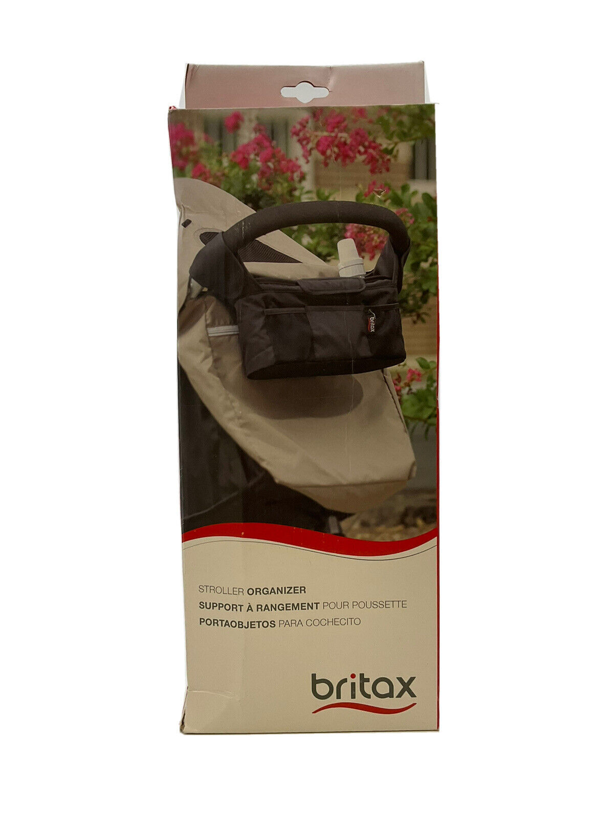 Britax Black Stroller Organizer Bag. Collapsible