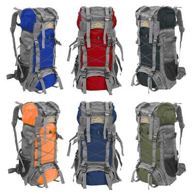 60l Large Waterproof Outdoor Camping Hiking Backpack Travel Trekking Pack
