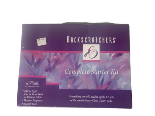 Backscratchers Complete Starter Kit Fiberglass Wrap System For Nails Sealed Nib