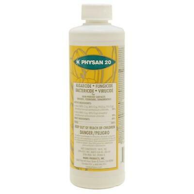Physan 20 16 Oz - Ounce Fungicide Algaecide Bactericide Concentrate Lawn Grass