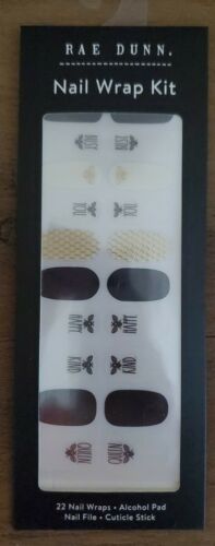 Rae Dunn 22 Sticker Nail Wrap Kit 🐝  Bee Kind Queen Be Happy Nail Art Set